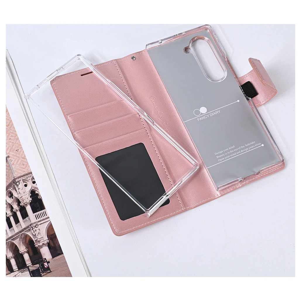 3G Hanman Canvas ORG za Samsung F966B Galaxy Z Fold 7 roze futrola za telefon