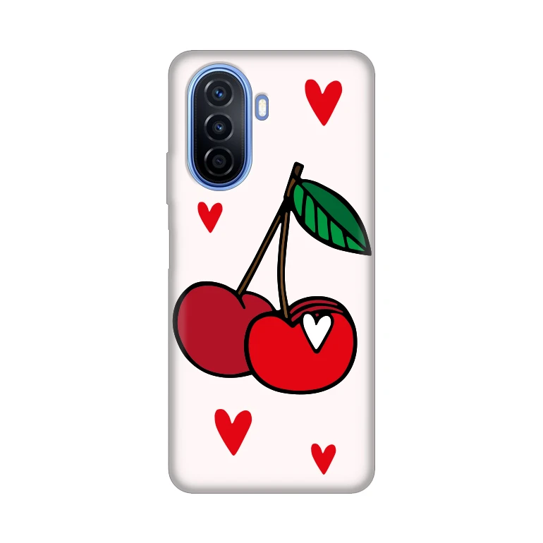 3G Print Cherry silikonska zaštitna maska za Huawei Y70/Y70 Plus