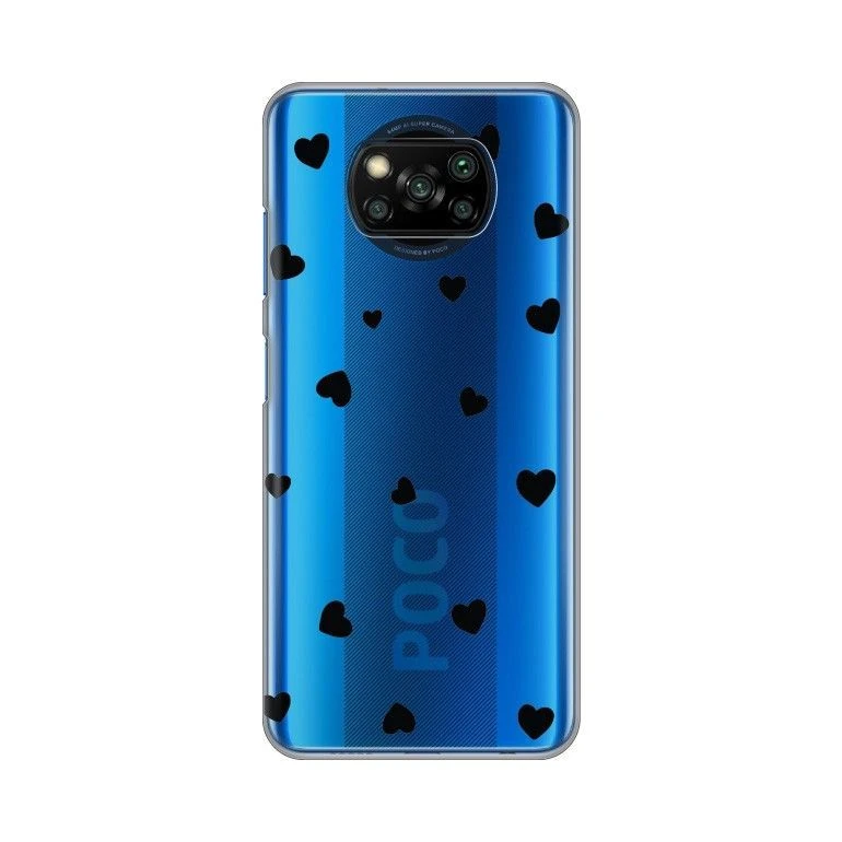 3G Print Skin silikonska maska za telefon Xiaomi Poco X3 NFC Hearts