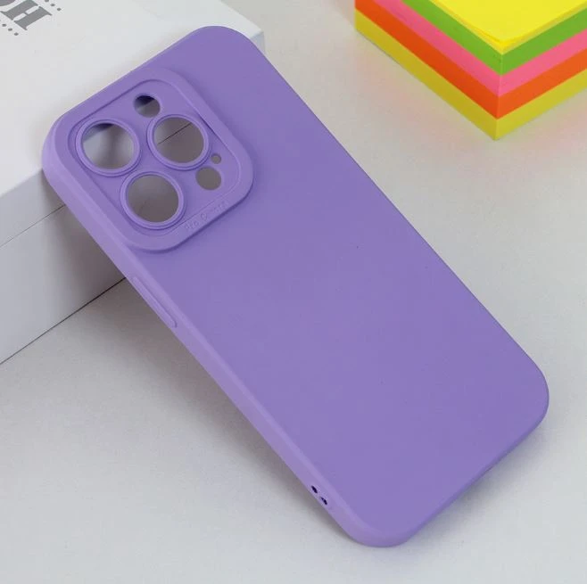 3G Silikon color ljubičasta zaštitna maska za mobilni iPhone 14 Pro 6.1