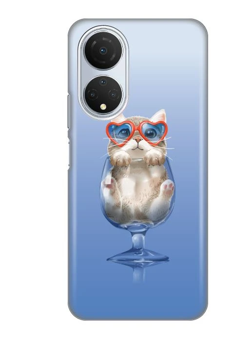 3G Silikonska Print Funny cat zaštitna maska za Honor X7