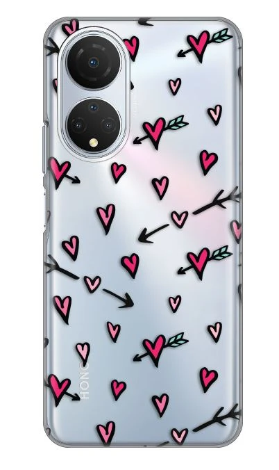 3G Silikonska Print Skin Heart Pattern zaštitna maska za Honor X7