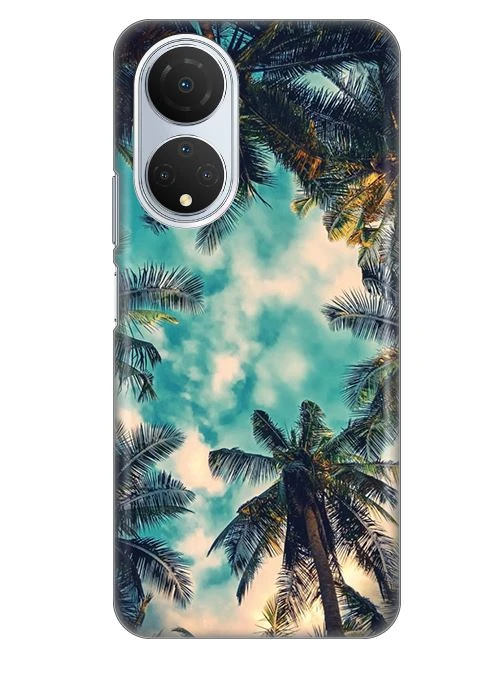 3G Silikonska Print Skin Palm tree zaštitna maska za Honor X7