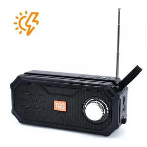 3G TG612 solarni bluetooth zvučnik crni