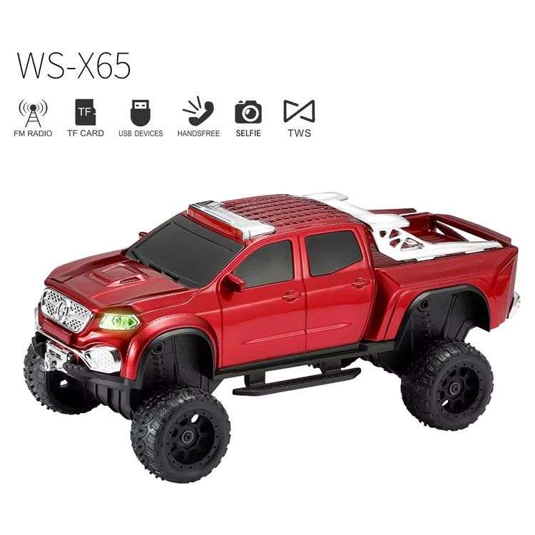 3G WS-X65 bluetooth zvučnik crveni