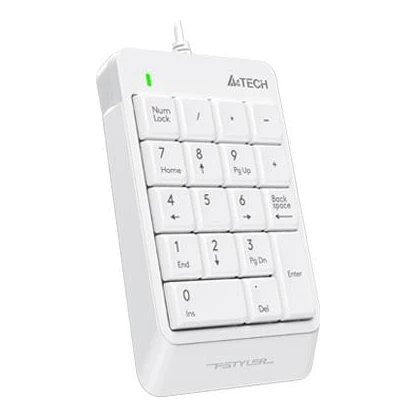 A4 Tech FK13P FSYLER nemerička tastatura bela