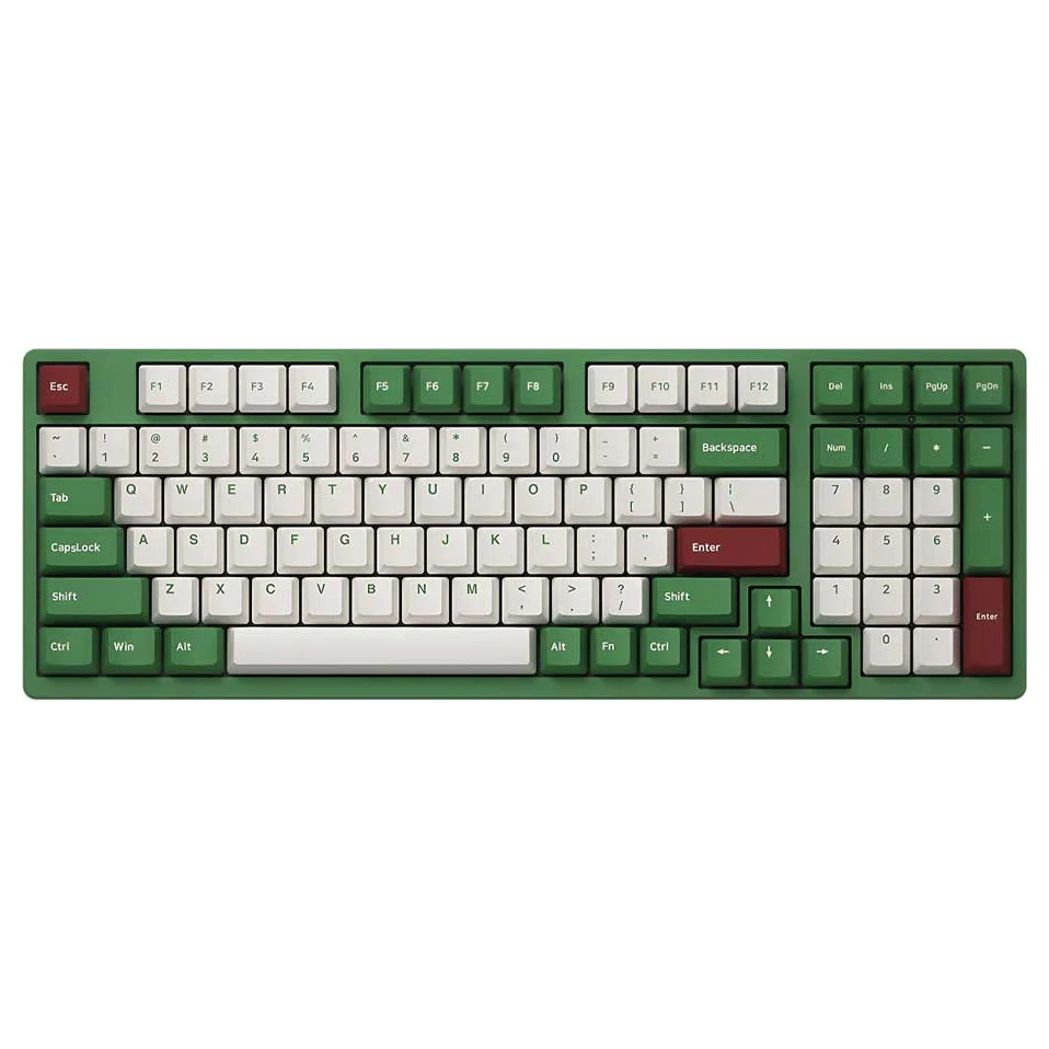 Akko 3098s Red Bean Matcha mehanička gejmerska tastatura zelena