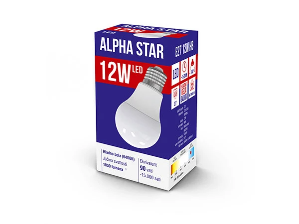 Alpha Star LED sijalica (024458) E27 12W 6400K 1050 lumena