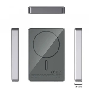 Apollon W11BGRY 15W bežični power bank 10000mAh sivi