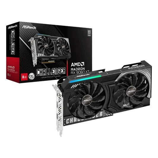 ASRock Radeon RX9060XT Challenger (RX9060XT CL 8GO) grafička kartica 8GB GDDR6 128bit