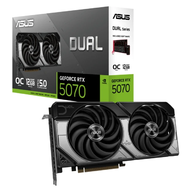 Asus Dual GeForce RTX5070 OC Edition (DUAL-RTX5070-O12G) grafička kartica 12GB GDDR7 192bit