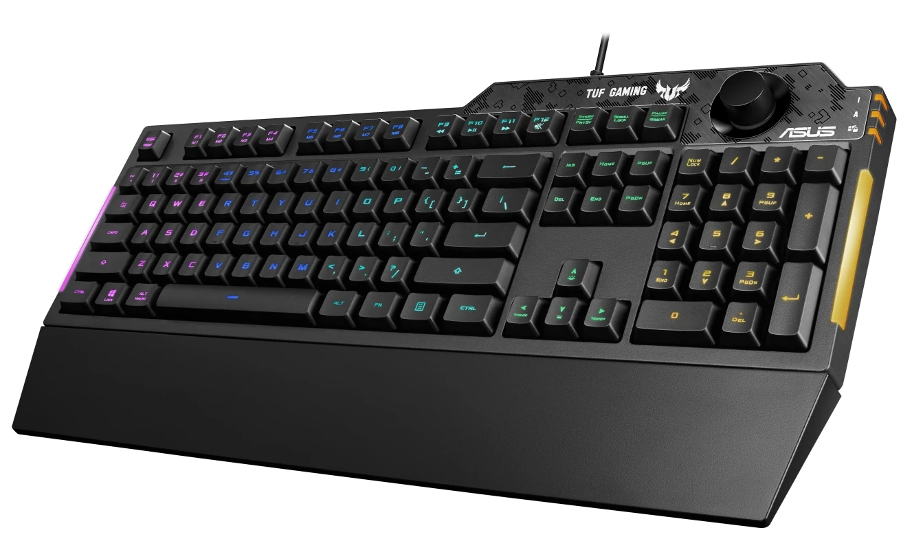 Asus TUF GAMING K1 RGB gejmerska tastatura crna
