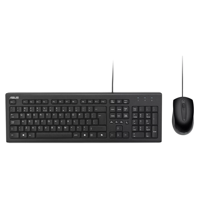 Asus U2000 crni 2u1 komplet US tastatura+optički miš