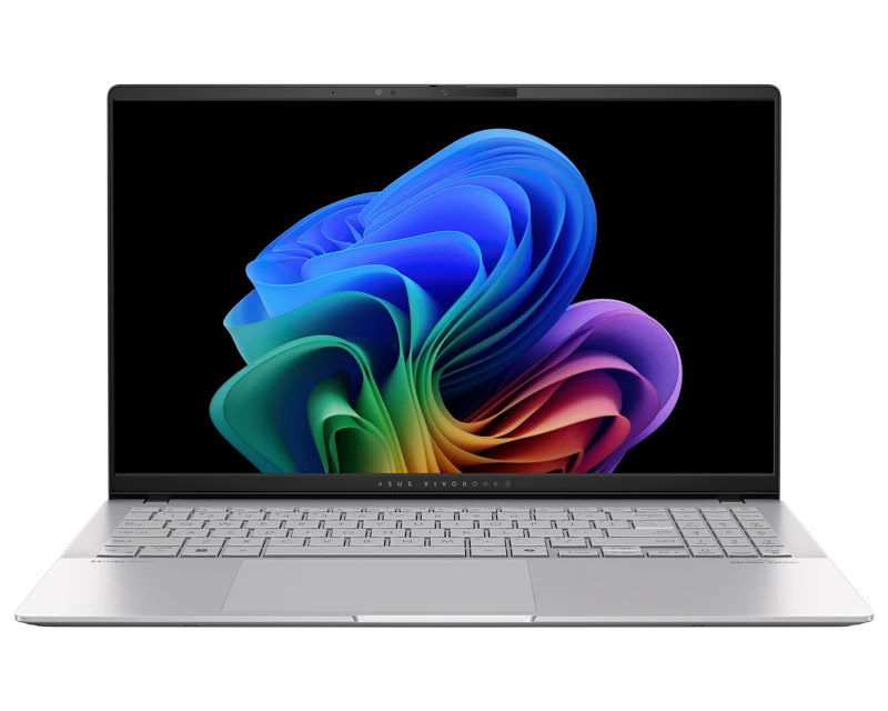 Asus Vivobook S 15 OLED S5507QA-MA067W laptop 15.6" 3K Snapdragon X X1P-42-100 16GB 1TB SSD Adreno GPU Win11 srebrni