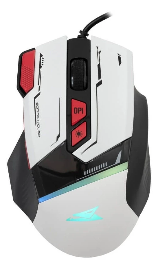 Baracuda BGM 042 MANTA 12800 dpi RGB gejmerski optički miš beli