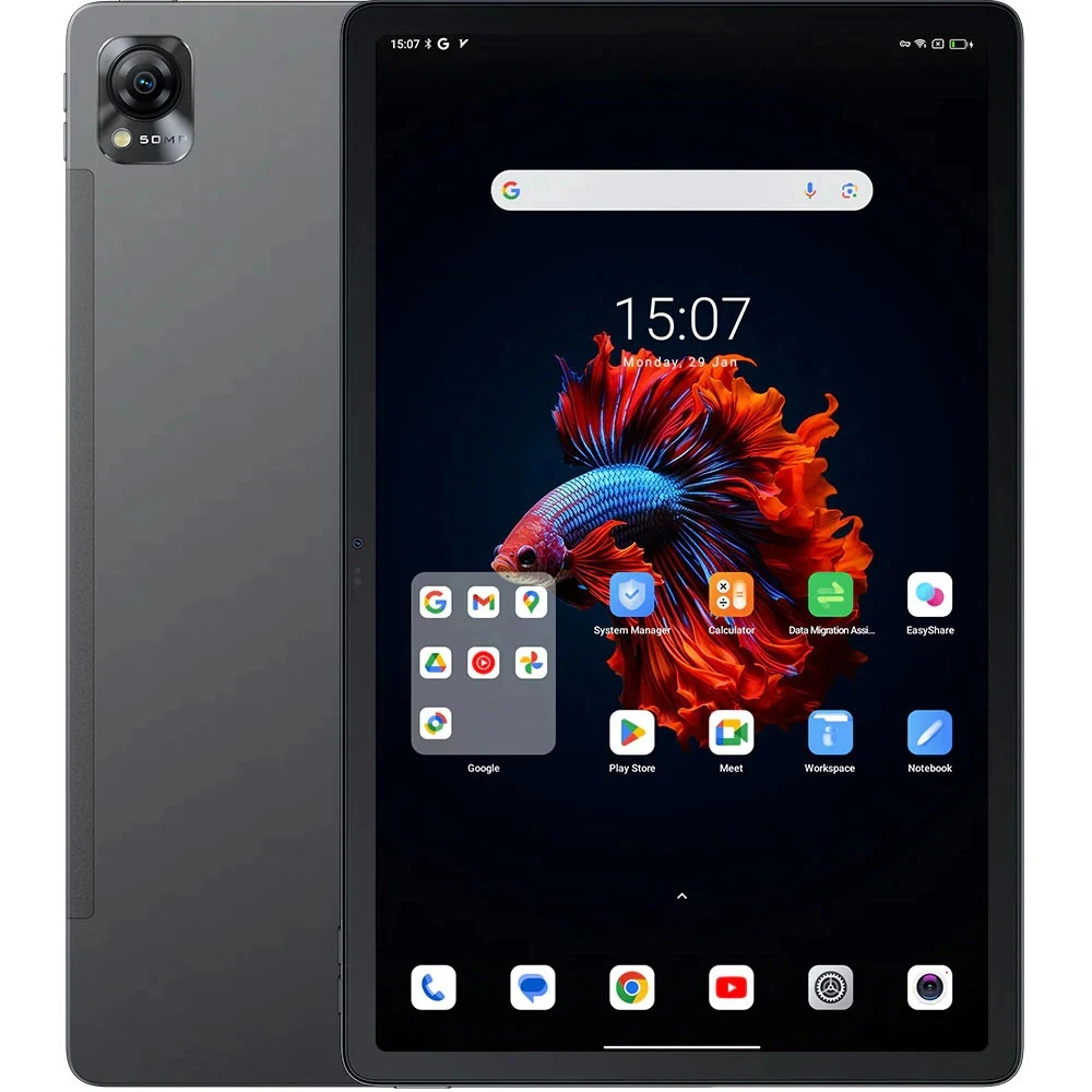 Blackview Mega 1 LTE 12/256GB sivi tablet 11.5" FHD+ Octa Core Helio G99 12GB 256GB 50Mpx Dual Sim