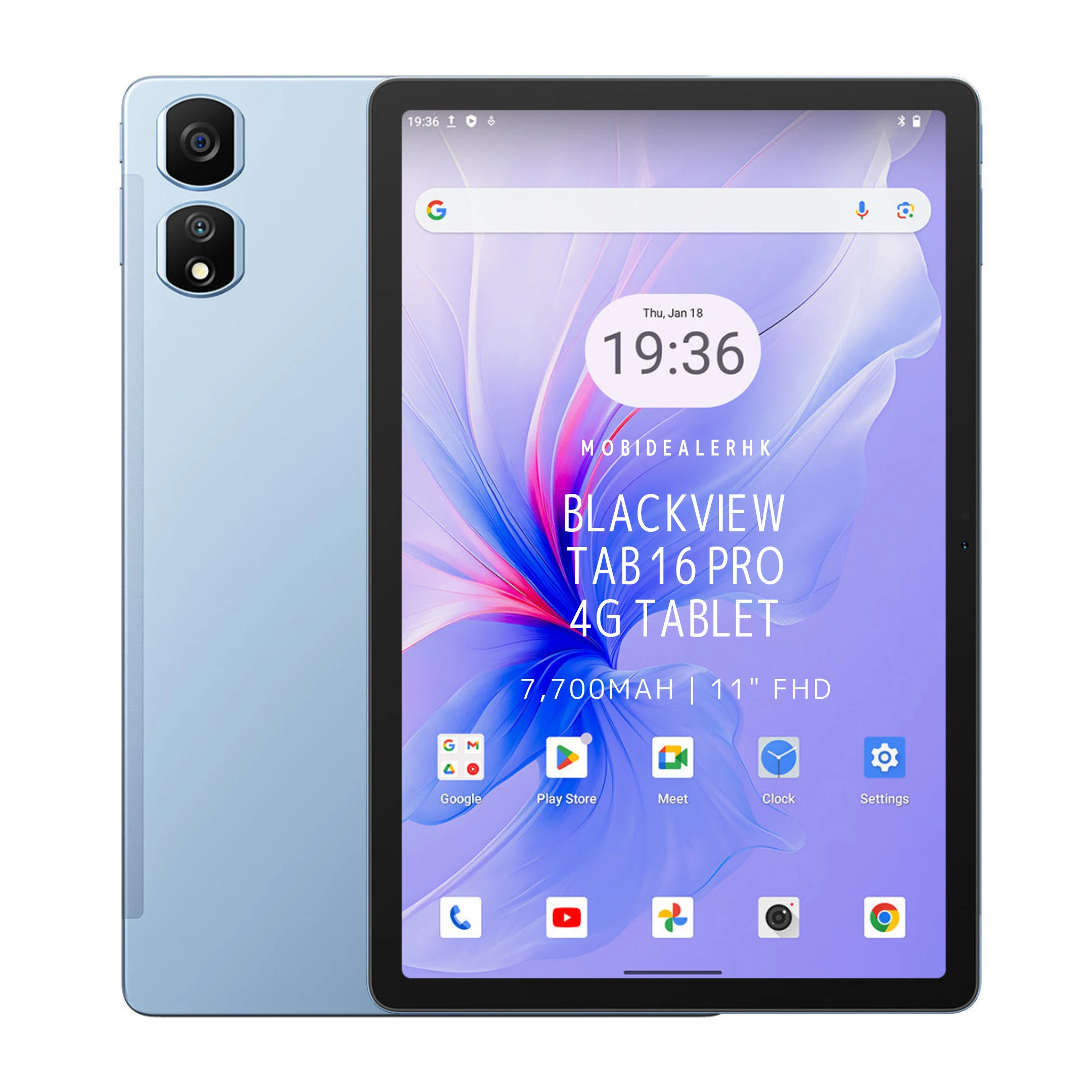 Blackview Tab 16 Pro 4G LTE 8/256 plavi tablet 11" Octa Core Tiger T616 8GB 256GB 13Mpx
