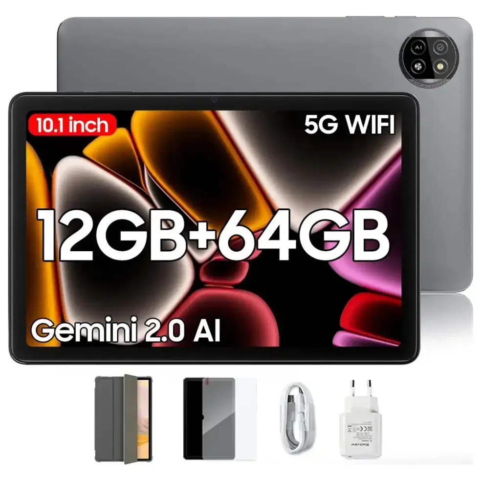 Blackview Tab 20 WIFI 4+/64GB sivi tablet 10.1" Quad Core Unisoc T310 4GB+8GB virtualna ekspanzija 64GB 8Mpx