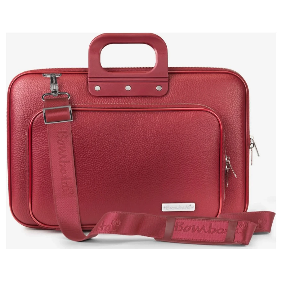 Bombata Classic Vinil Borgogna Red torba za laptop 15" crvena