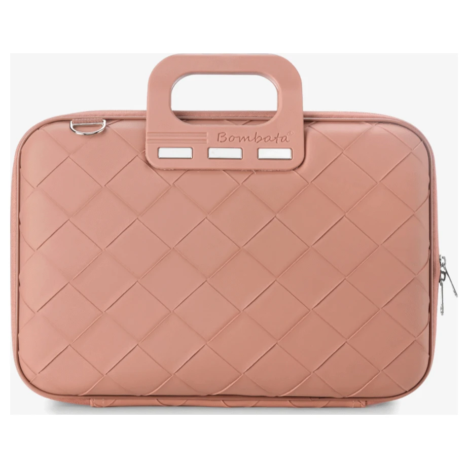 Bombata Intrecciato torba za laptop 15.6/16" roze
