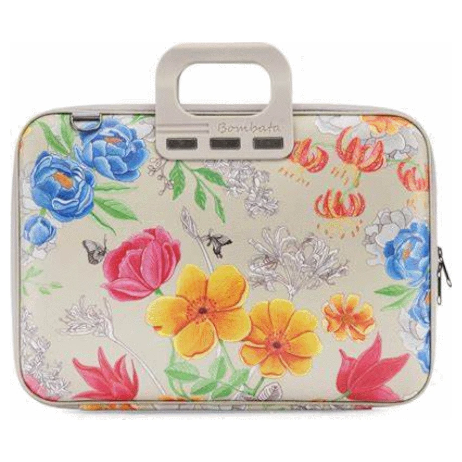 Bombata Peonia torba za laptop 13" sivo-srebrna