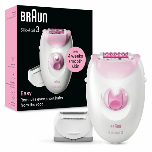 Braun Silk Epil 3 3-031 roze beli epilator