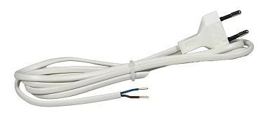 Commel (c0118) priključni kabl 2.5A 250V 3m beli