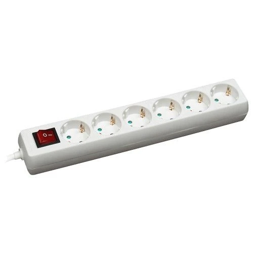 Commel (c0838) beli produžni kabl sa prekidačem 6 utičnica 16A 250V 1.4m