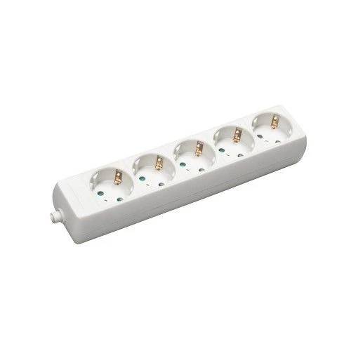 Commel (c232-501) beli produžni kabl 5 utičnica 6A 250V 1.4m