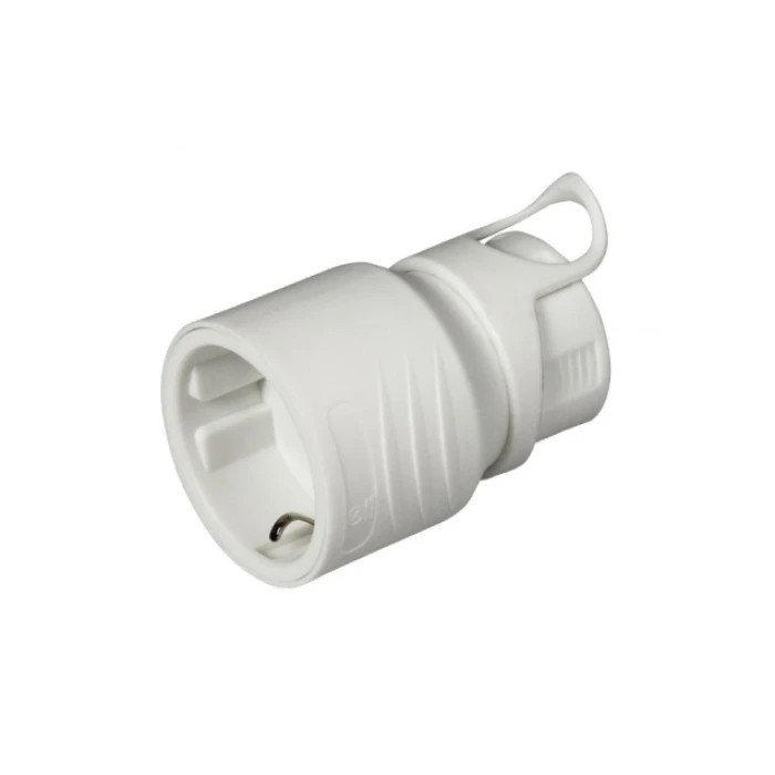 Commel c291-101 Euro ravni sa uzemljenjem 16A 250V, beli