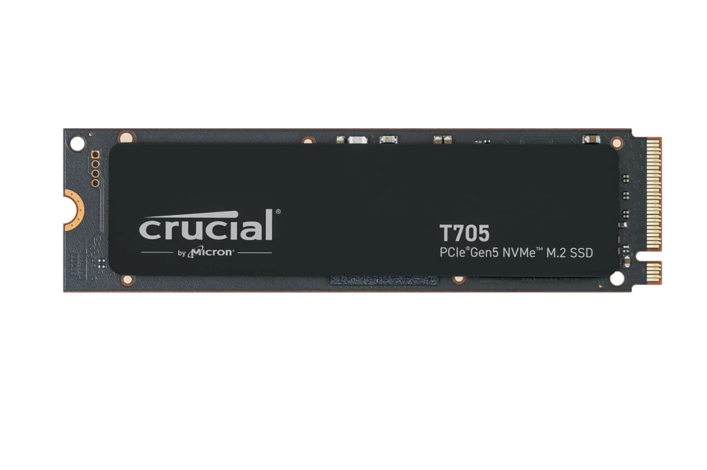 Crucial T705 2TB PCIe Gen5 (CT2000T705SSD3) NVMe M.2 SSD disk