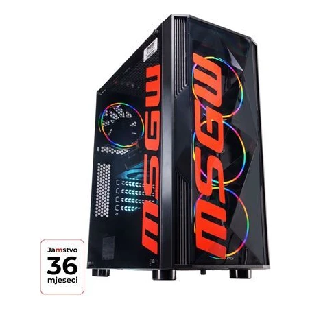 CT MSG GAMER R5 a101 gejmerski kompjuter AMD Ryzen 5 5500 16GB 1TB SSD GeForce RTX3050 600W