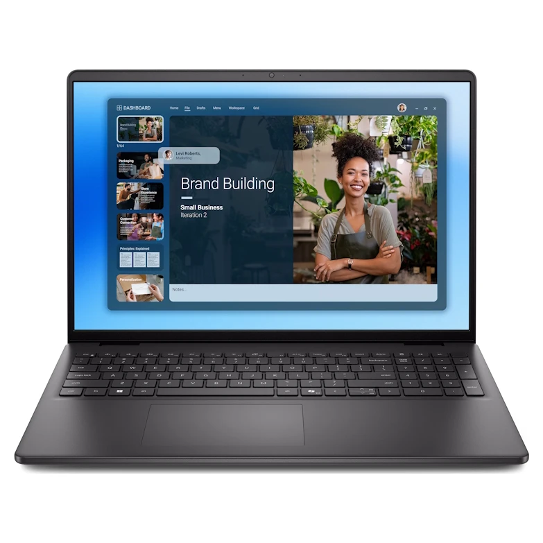 Dell 16 DC16250 laptop Intel Core 7 150U 16" FHD+ touch 16GB 1TB SSD Intel Graphics Win11 Pro tamno sivi