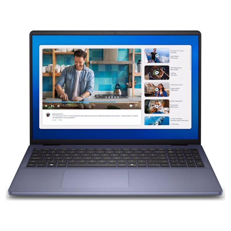 Dell 16 DC16251 laptop Intel Core 7 150U 16" FHD+ 16GB 1TB SSD GeForce MX570A Win11 Pro tamno plavi