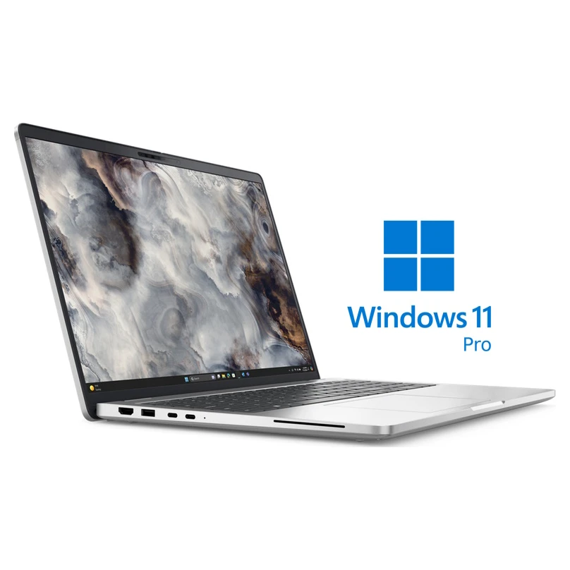 Dell 16 Pro Plus laptop 16" FHD+ Intel Core Ultra 7 255U 16GB 512GB SSD Intel Graphics Win11 Pro sivi