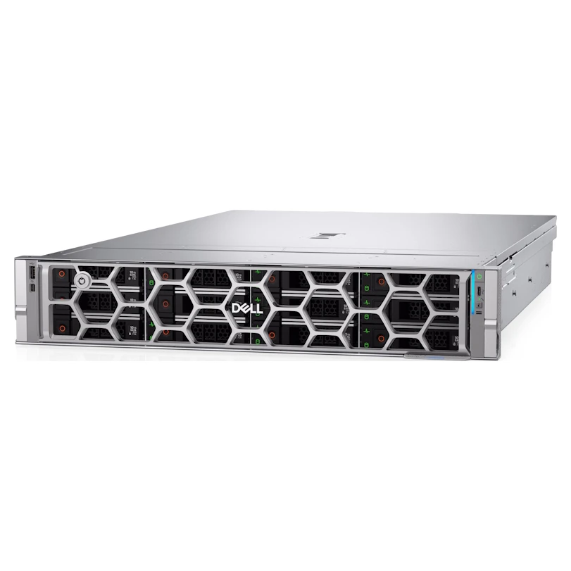 Dell PowerEdge R570 server Intel Xeon 6505P 32 600GB SAS PERC H965i 1100W (1+1)+šine