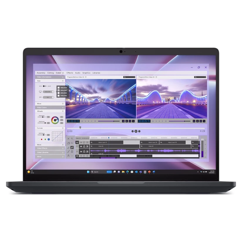 Dell Pro Max 16 (NOT26472) laptop Intel Core Ultra 7 265H 16" FHD+ 300nits 32GB 1TB SSD NVIDIA RTX PRO 2000 8GB Win11 Pro crni