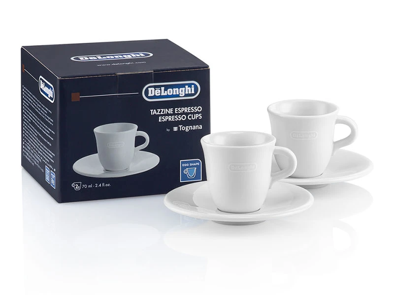 Delonghi 2x70ml porcelanske šoljice za espresso