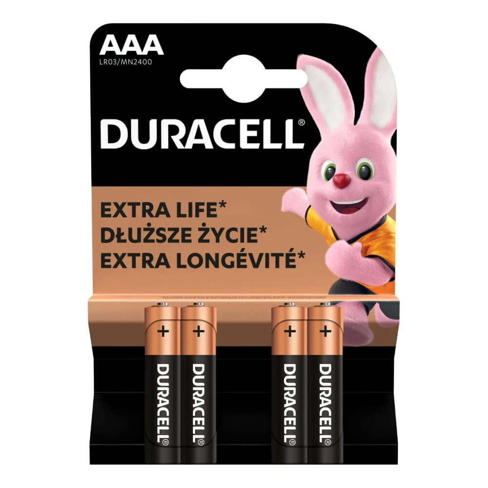 Duracell Basic AAA 4kom DURALOCK