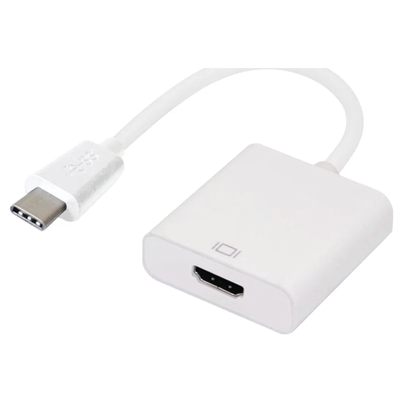 E-Green Adapter USB 3.1 tip C (M) - HDMI (F) sivi