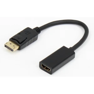 E-Green (OST05419) kabl Display Port 1.4 (muški) na HDMI 2.0 (ženski) 20cm crni