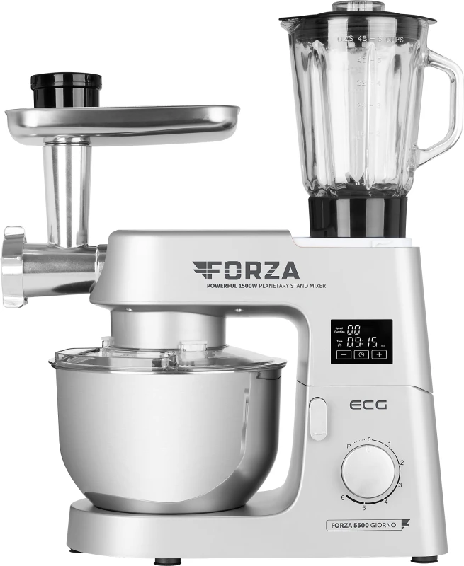 ECG FORZA 5500 Giorno Argento kuhinjski robot svetlo sivi