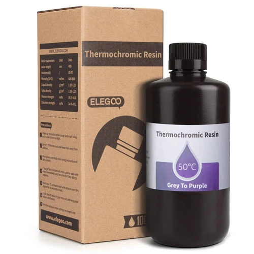 Elegoo Thermochromic smola za 3D štampač 1000g sivo/ljubičasta