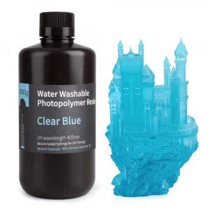 Elegoo Water Washable Resin Clear Blue smola za 3D štampač 1kg