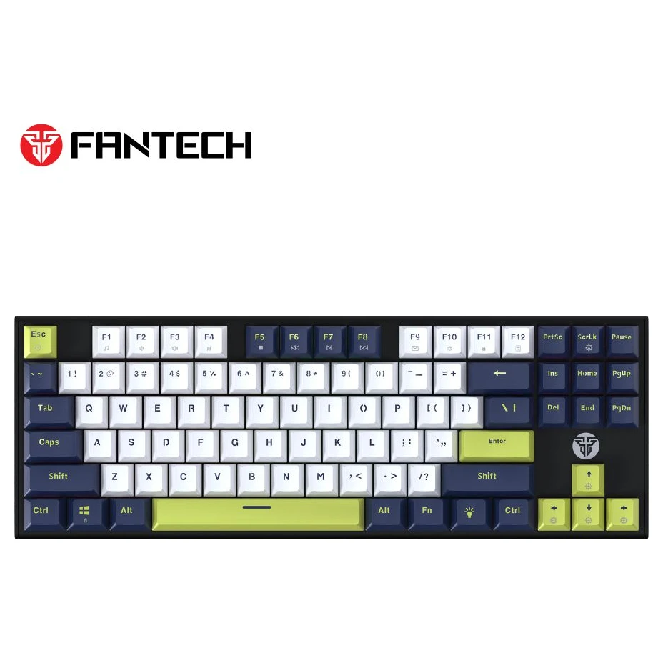 Fantech MK877S RGB Atom 87S Mori (rosie switch) mehanička gejmerska tastatura bela