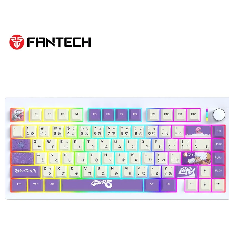 Fantech MK921 Maxfit 8 One Piece - Gear5 (white switch) bežična mehanička gejmerska tastatura bela