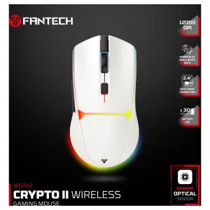 Fantech WG7V2 Crypto II bežični gejmerski miš beli