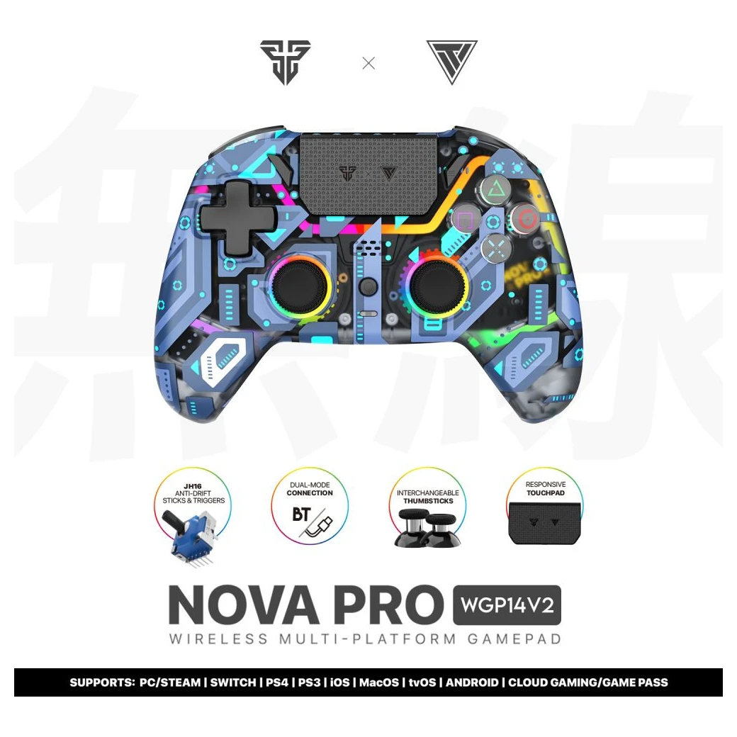 Fantech WGP14V2 Nova Pro multiplatform bežični gejmped plavi