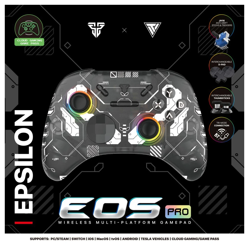 Fantech WGP15 EOS Pro Orion multiplatform RGB bežični gejmped crni