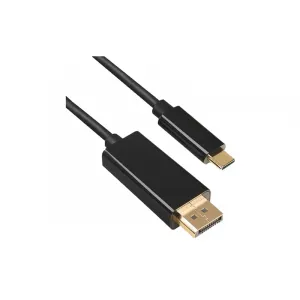 Fast Asia (OST05219) kabl USB 3.1 tip C (Muški) na DisplayPort (Muški) 1.8m crni